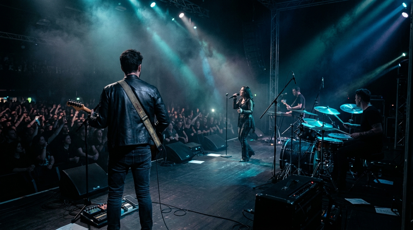 Banda en vivo en concierto